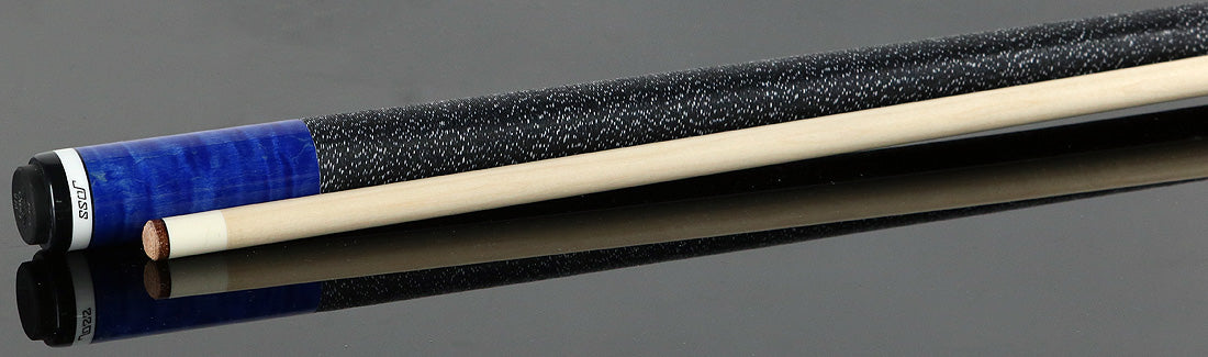 Joss Blue Stained Pool Cue - JC10-01BL - Image 3