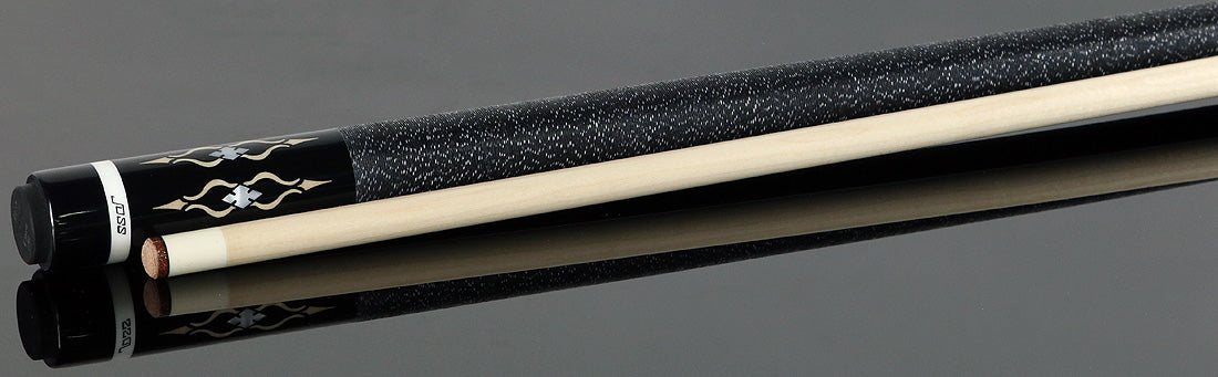 Joss Brown-Stained Curly Maple with Maple Inlays Pool Cue - JC20-154 - Image 4