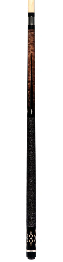 Joss Brown-Stained Curly Maple with Maple Inlays Pool Cue - JC20-154 - Image 6