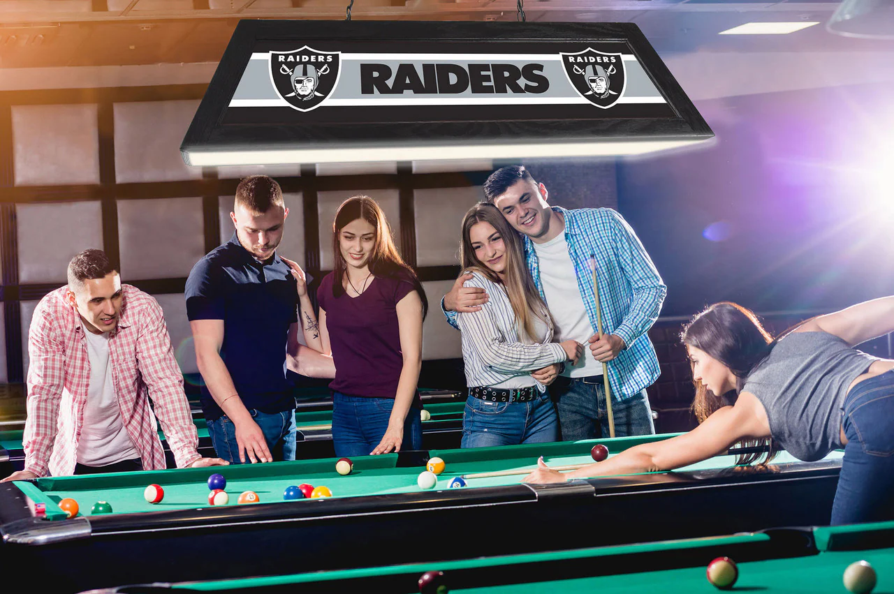 Las Vegas Raiders Pool Table Light - Image 4