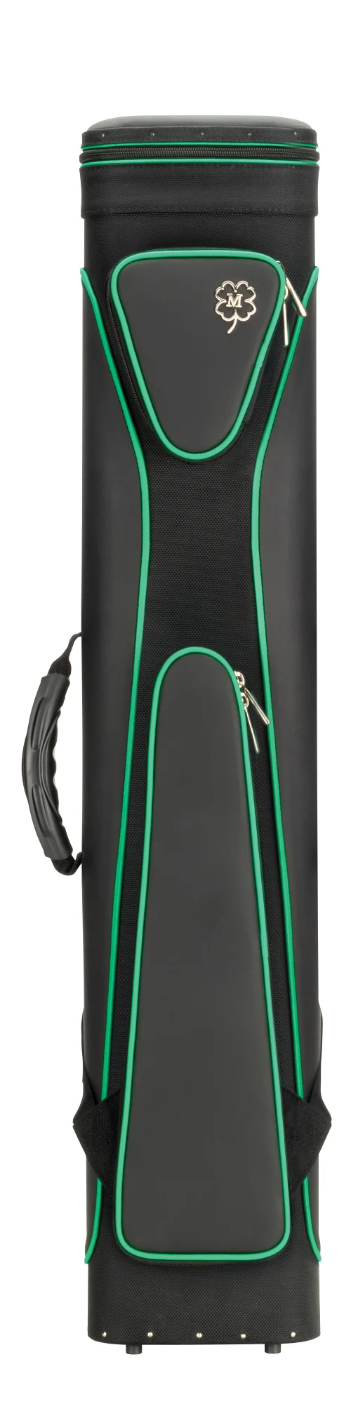 McDermott Tournament Collection 4x6 Cue Case - Black/Green - Image 2