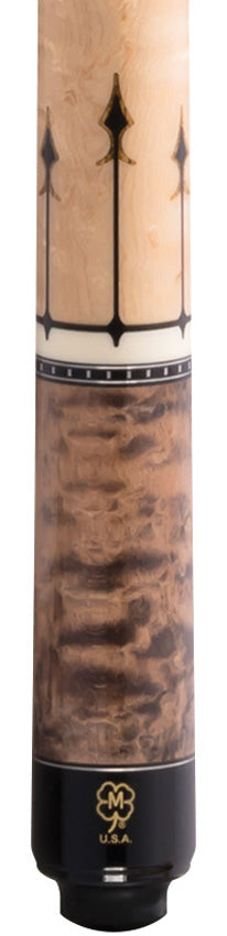 McDermott G415 G Series No Wrap Pool Cue - Double Washed Gray Stained Maple with Maple No Wrap Handle - Image 2