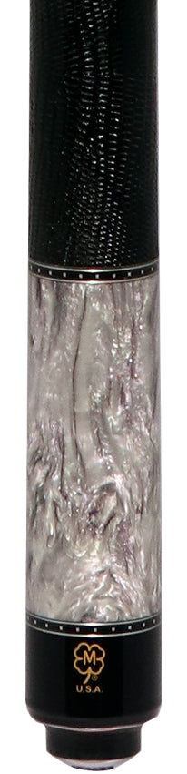 McDermott G430 G Series Pool Cue - Birdseye Maple with Purple Pearl Points and Lizard Leather Wrap - Image 2