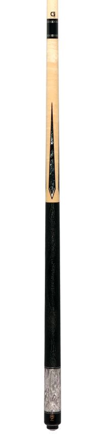 McDermott G430 G Series Pool Cue - Birdseye Maple with Purple Pearl Points and Lizard Leather Wrap - Image 4