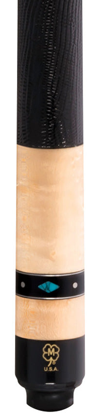 McDermott G433 G Series Pool Cue - Birdseye Maple with Black Urethane Points and Lizard Leather Wrap - Image 2