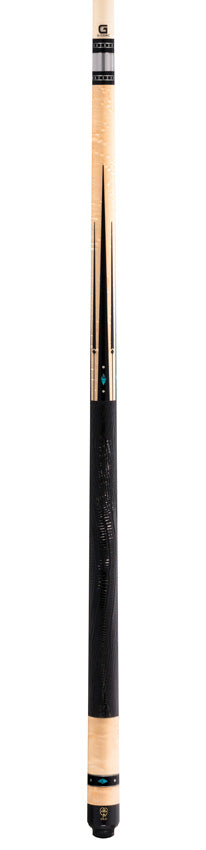 McDermott G433 G Series Pool Cue - Birdseye Maple with Black Urethane Points and Lizard Leather Wrap - Image 4