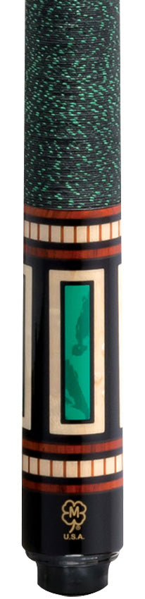 McDermott G612 G Series Pool Cue - Rosewood with 4 Green Lizard Window Inlays and Irish Linen Wrap - Image 2