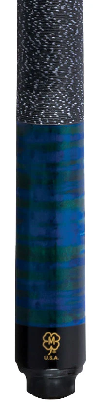 McDermott GS08 GS Series Pool Cue - Blue / Green Washed Maple with Irish Linen Wrap - Image 2