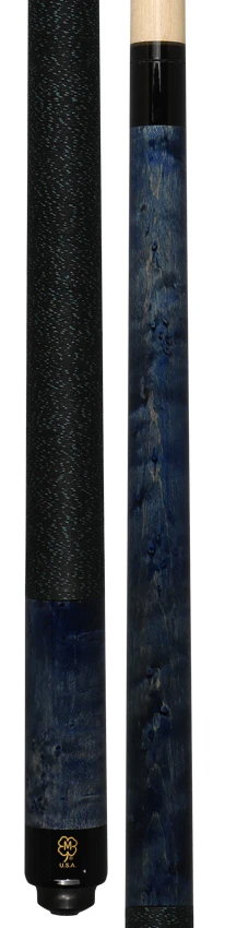McDermott GS11 GS Series Pool Cue - Gray / Blue Washed Maple with Irish Linen Wrap - Image 5