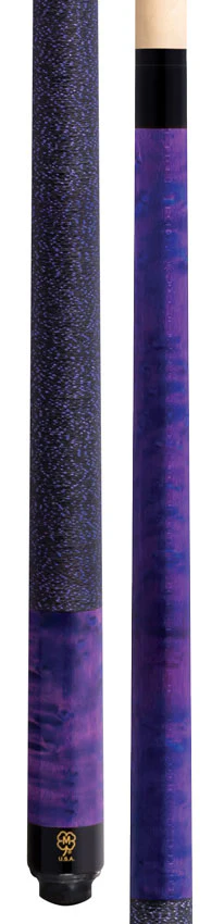 McDermott GS15 GS Series Pool Cue - Purple/Blue Washed Birdseye Maple with Irish Linen Wrap - Image 3