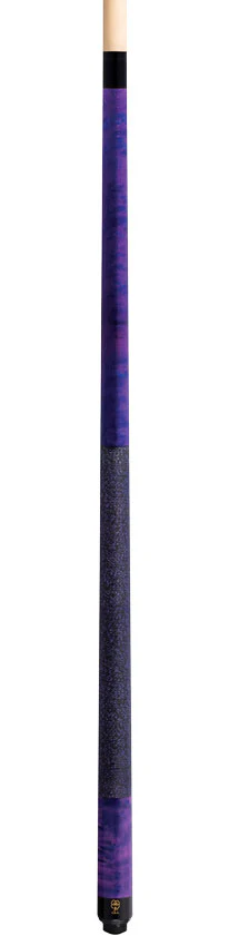McDermott GS15 GS Series Pool Cue - Purple/Blue Washed Birdseye Maple with Irish Linen Wrap - Image 4