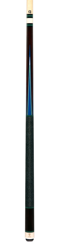 McDermott H951 H-Series Pool Cue - Rosewood with Blue Points and Irish Linen Wrap - Image 4