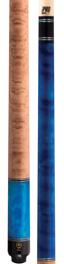McDermott SL05 Select Series Cue -Pacific Blue and Natural Maple with Blue Pearl - Image 3