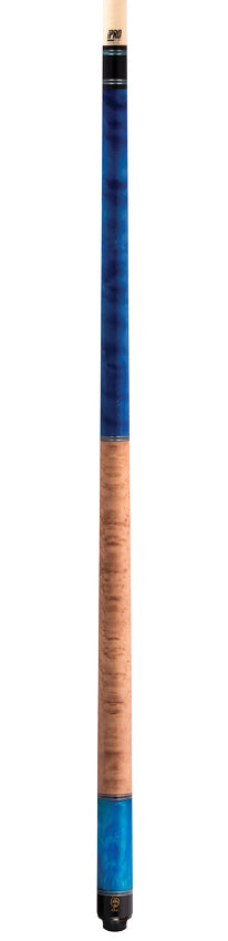 McDermott SL05 Select Series Cue -Pacific Blue and Natural Maple with Blue Pearl - Image 4