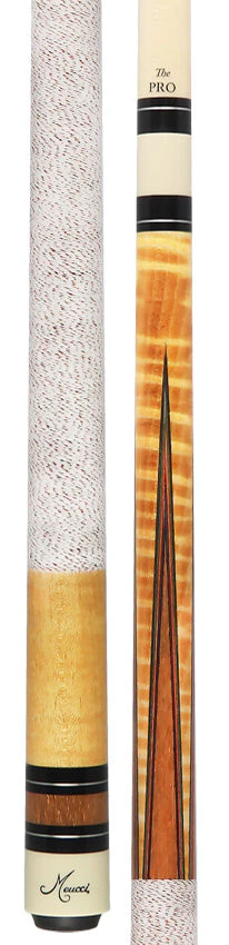 Meucci ECHO-1 Pool Cue - Curly Maple with Tulipwood Points and "The Pro" Shaft - Image 4