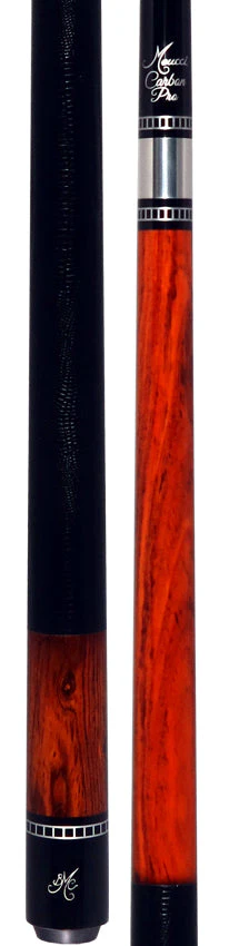 Meucci Exotic Wood Series EWSCBOC Pool Cue - Cocobolo Pool Cue with Lizard Leather Wrap and Carbon Shaft - Image 5