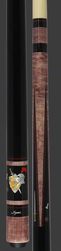 Meucci Hall Of Fame Series  HOF07BURPRO Pool Cue - Medieval Burgundy Stained with Pro Shaft - Image 5