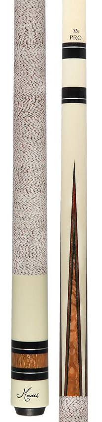 Meucci Ultra Piston UP-1 Pool Cue - Imitation Ivory with Tulipwood Points and "The Pro" Shaft - Image 5
