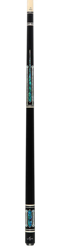 Meucci Ultra Piston UP-4M Modified Pool Cue - Ebony Stain with Abalone Points and "The Pro" Shaft - Image 6