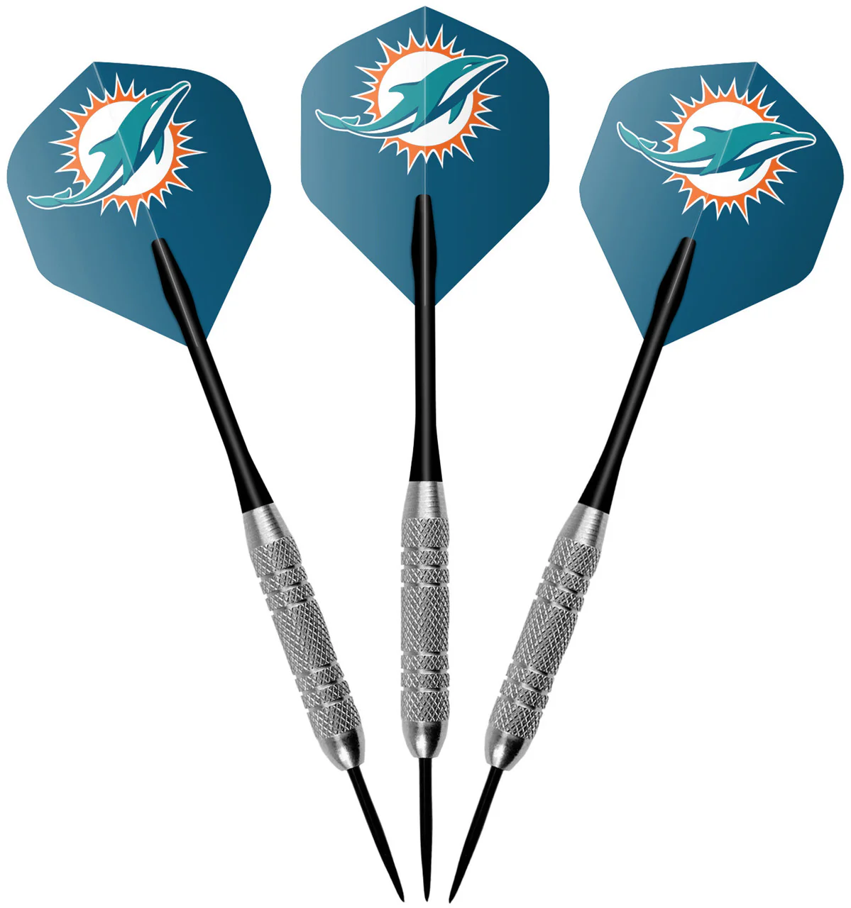 Miami Dolphins Dartboard Cabinet Set Fan's Choice - Image 5