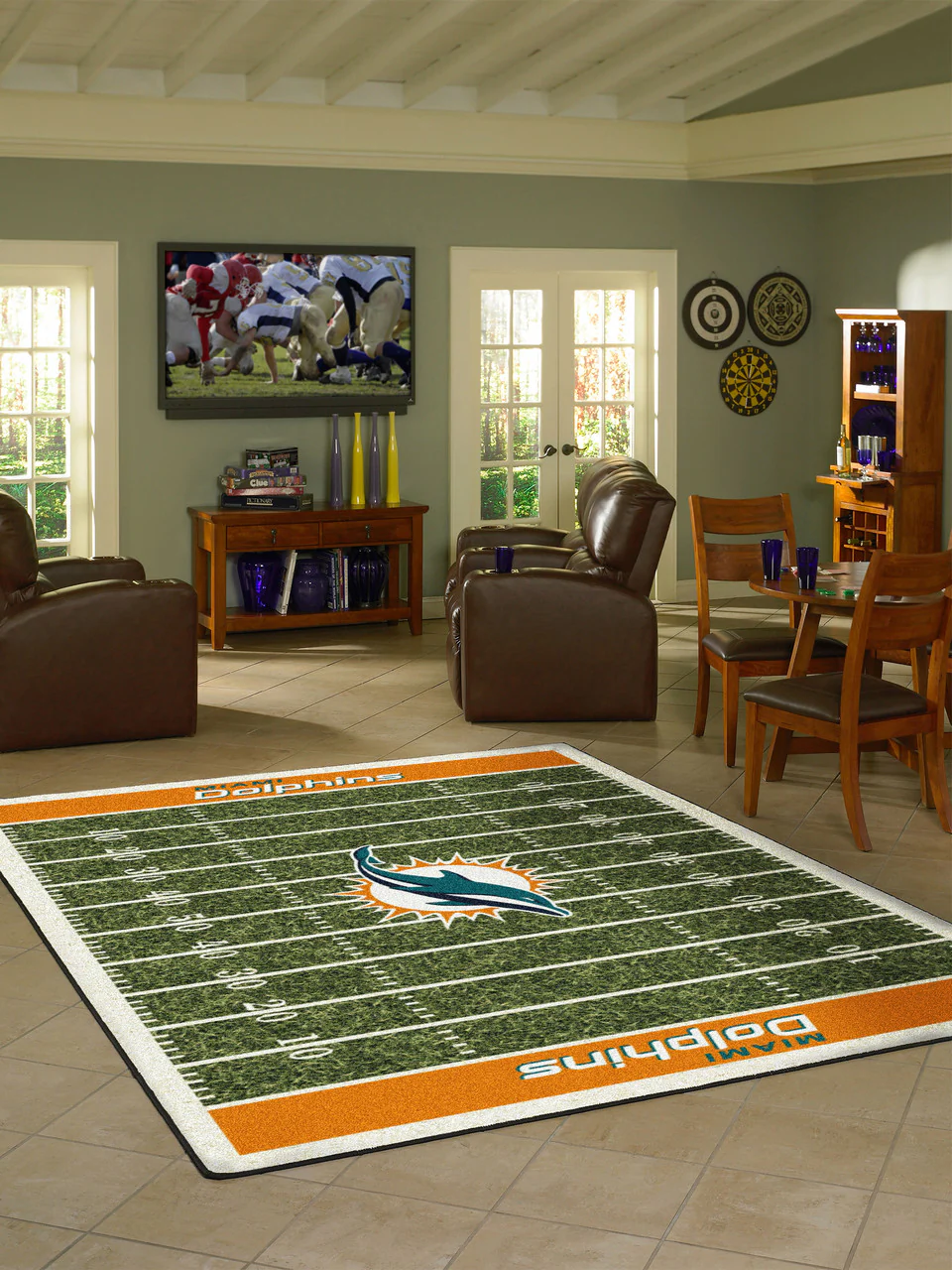 Miami Dolphins Rug Home Field - Image 3