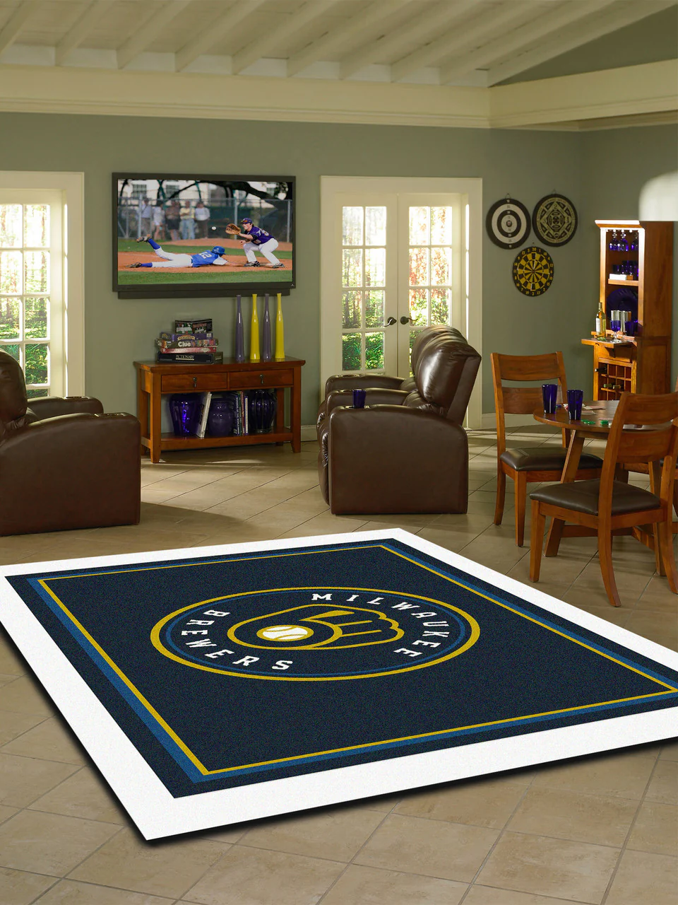 Milwaukee Brewers Rug Team Spirit - Image 4