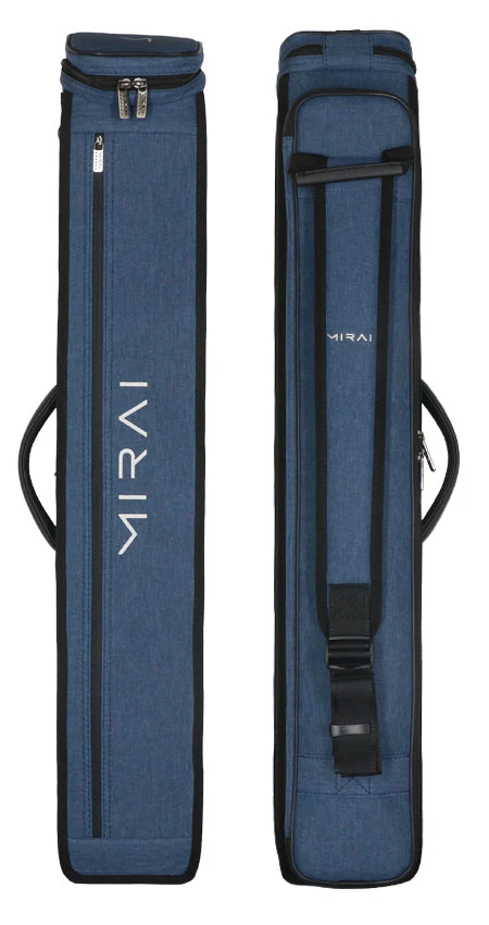 Mirai 3x5 Blue Hybrid Soft Pool Cue Case - Image 2