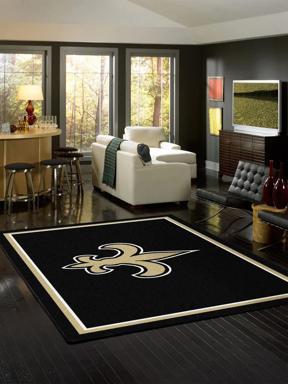 New Orleans Saints Rug Team Spirit - Image 3