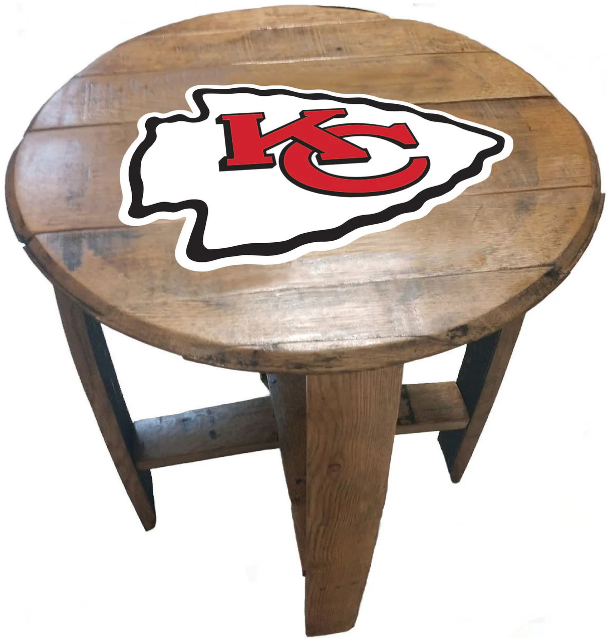 NFL Fan's Choice Oak Barrel Table - Image 15