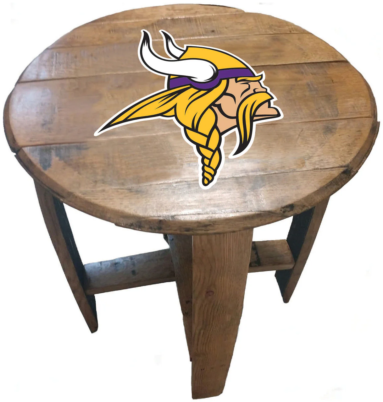 NFL Fan's Choice Oak Barrel Table - Image 20