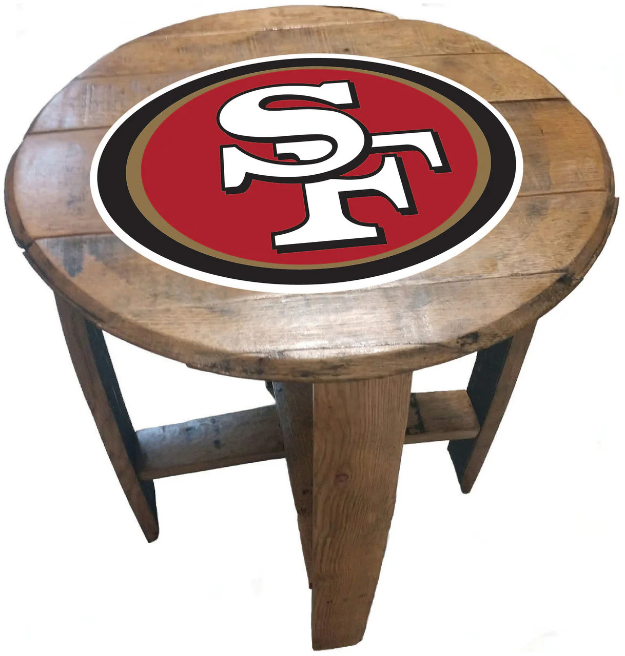 NFL Fan's Choice Oak Barrel Table - Image 27