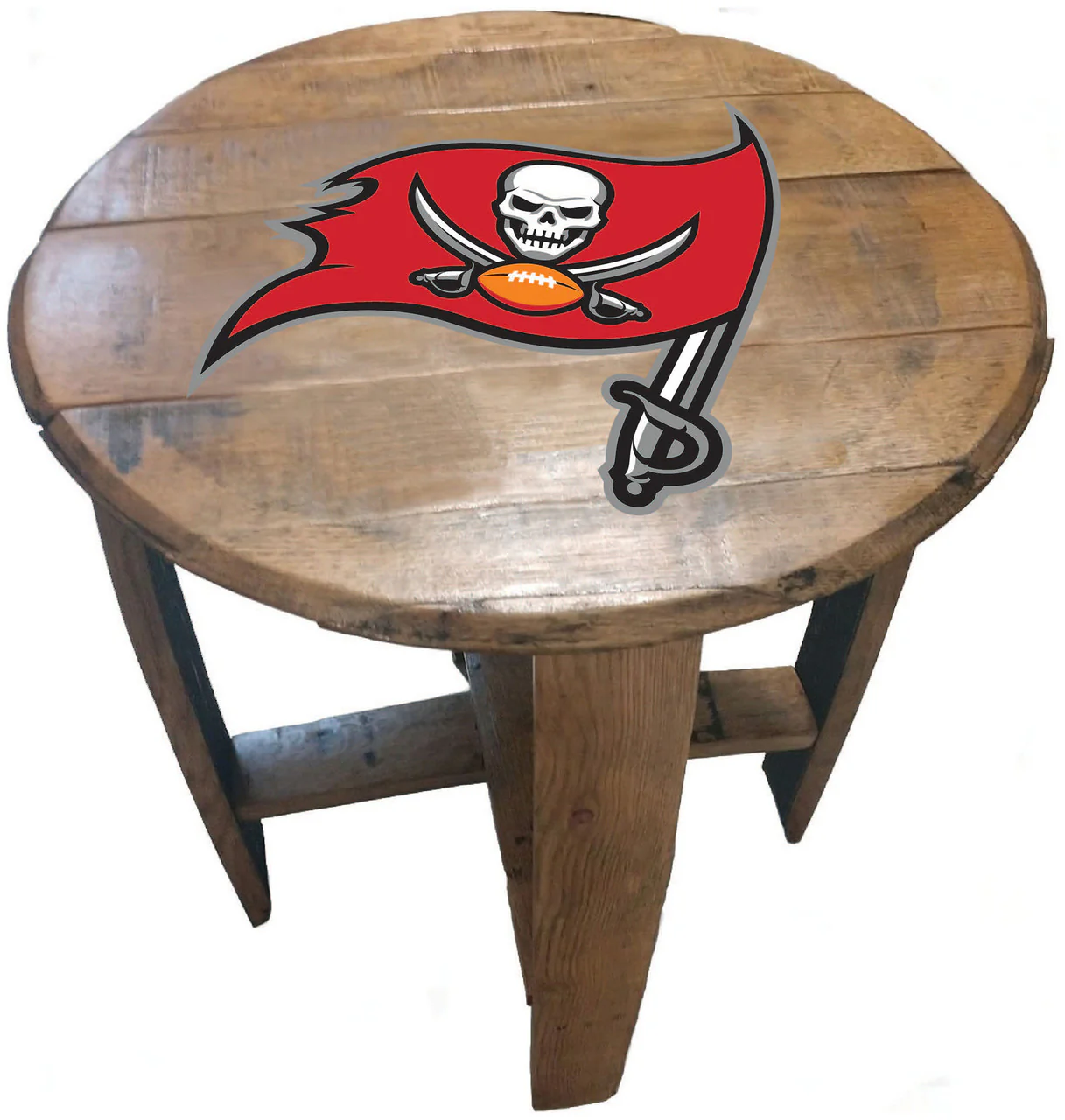 NFL Fan's Choice Oak Barrel Table - Image 29