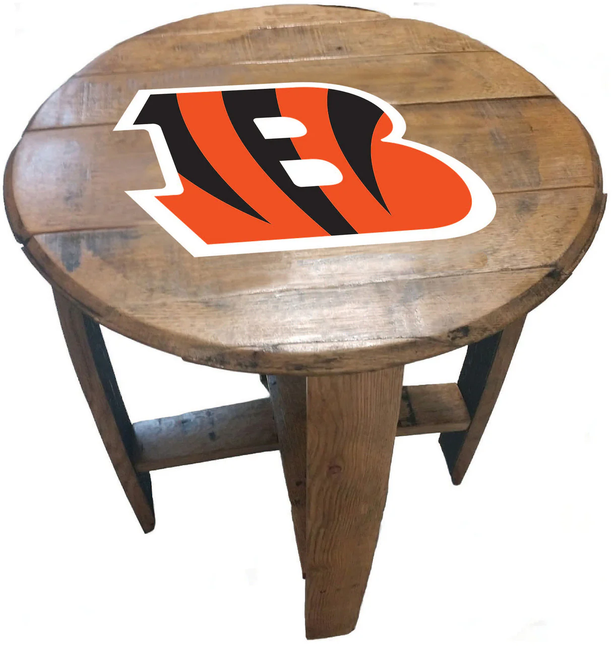 NFL Fan's Choice Oak Barrel Table - Image 6