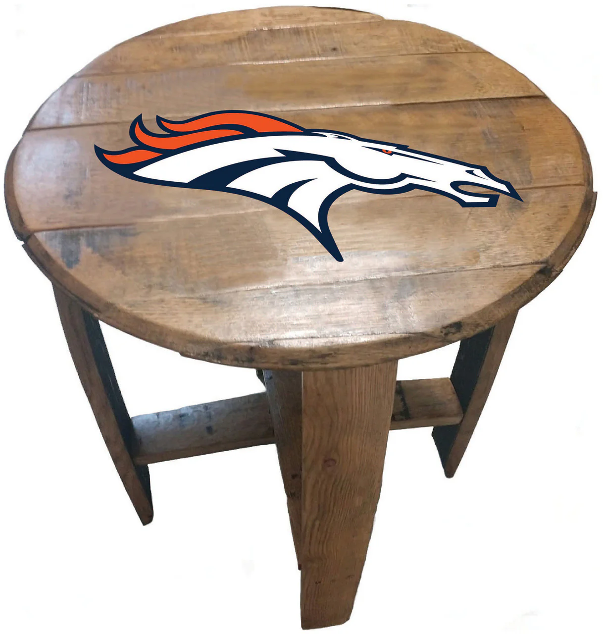 NFL Fan's Choice Oak Barrel Table - Image 9