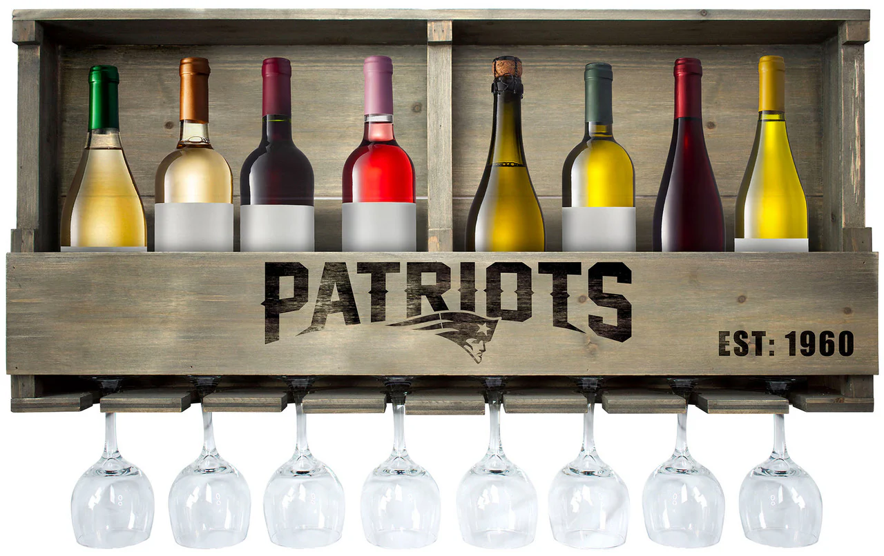 NFL Fan's Choice Reclaimed Wood Bar Shelf - Image 6