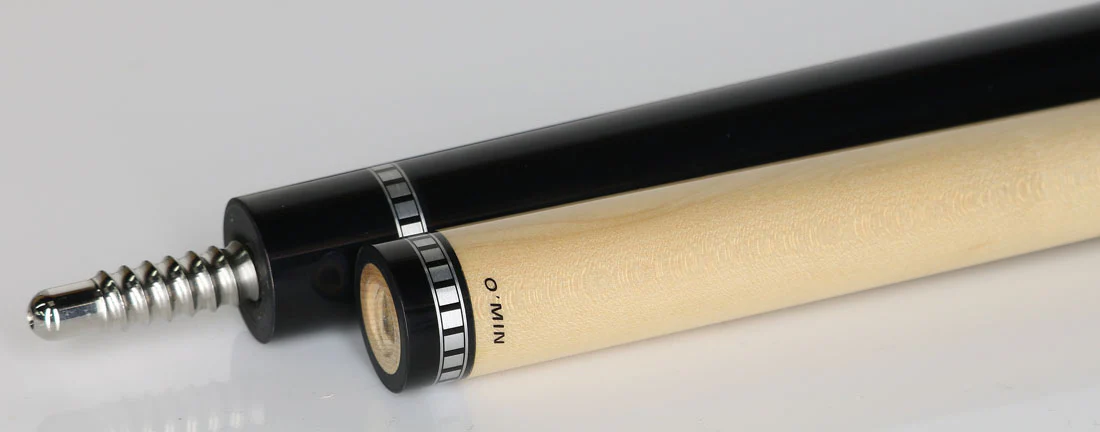 O'Min OM-N02 Pool Cue - Ebony with Bocote Wrap Section - Image 4