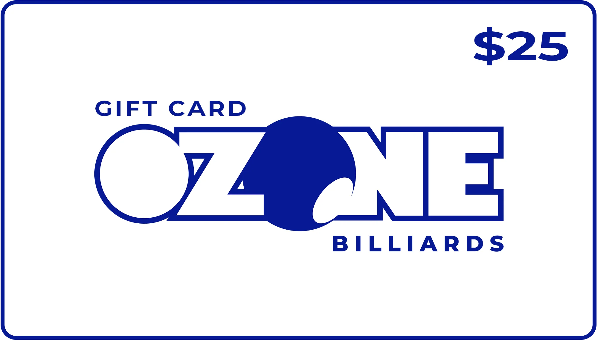 Ozone Billiards Gift Card - Image 2
