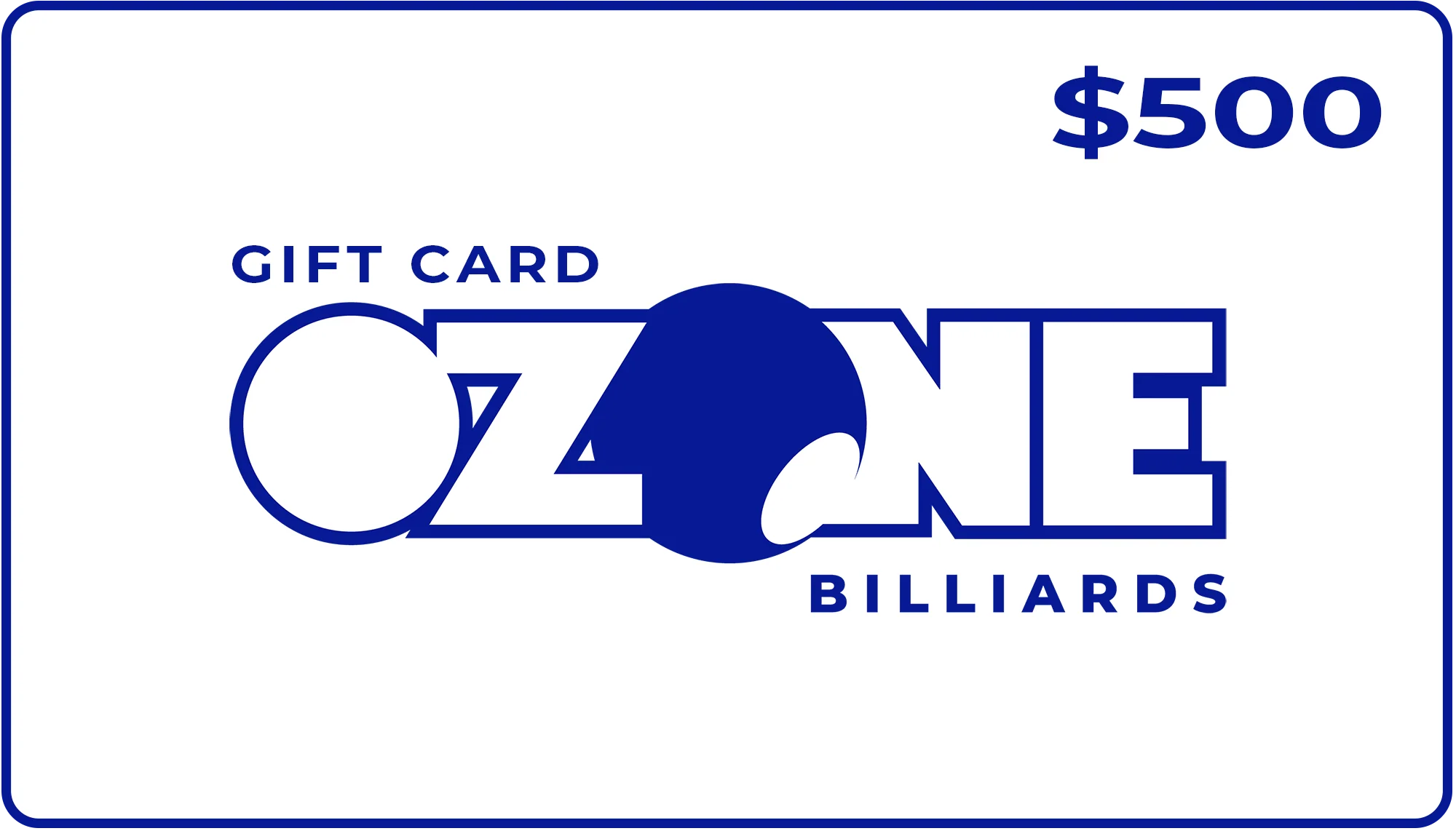 Ozone Billiards Gift Card - Image 6
