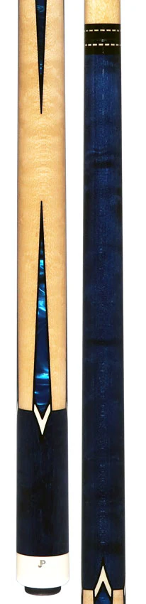 J Pechauer JP13T JP T Series No Wrap Pool Cue - Blue-Stained Maple - Image 3