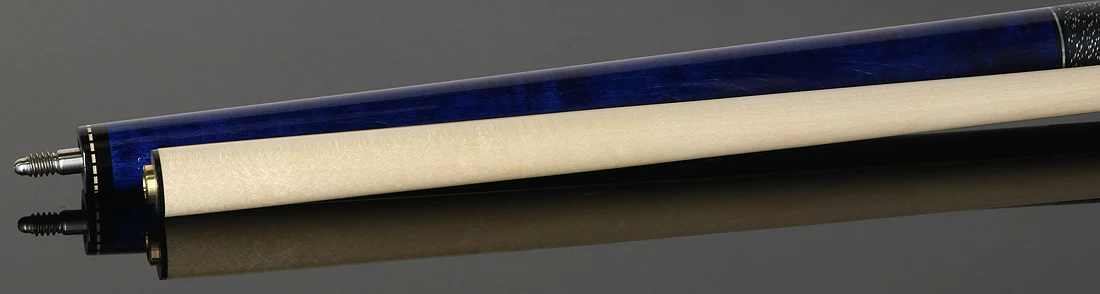 J Pechauer JP05T JP T Series Pool Cue - Blue-Stained Maple with Linen Wrap - Image 4