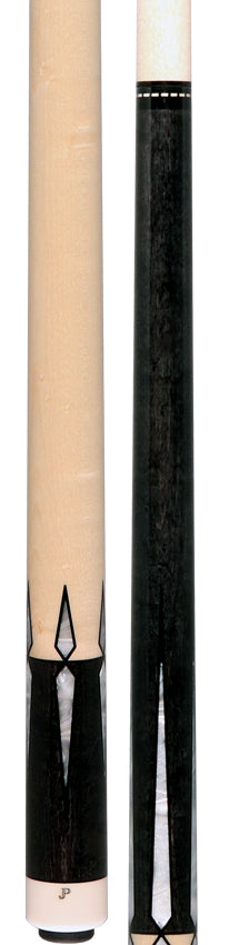 J Pechauer JP10T JP T Series No Wrap Pool Cue - Carbon-Stained Maple with Sim. Ivory Points - Image 6