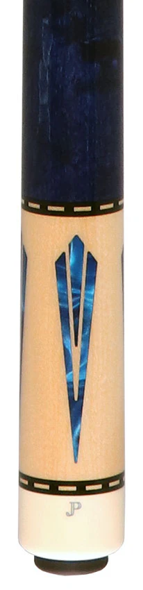 J Pechauer JP07T JP T Series No Wrap Pool Cue - Natural Maple with Blue Points - Image 2