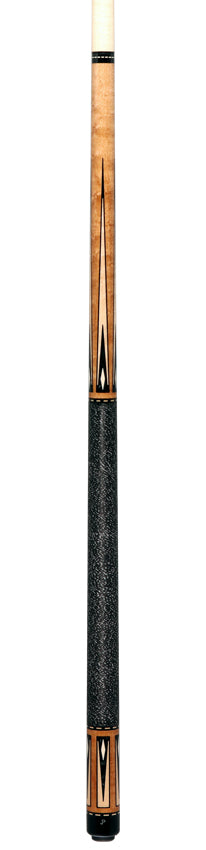 J Pechauer JP17T JP T Series Pool Cue - Natural-Stained Maple with Black Pearl and Maple Points with Irish Linen Wrap - Image 5