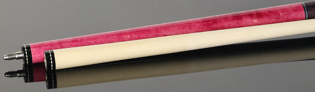 J Pechauer JP04T JP T Series Pool Cue Pink - Stained Maple with Linen Wrap - Image 4