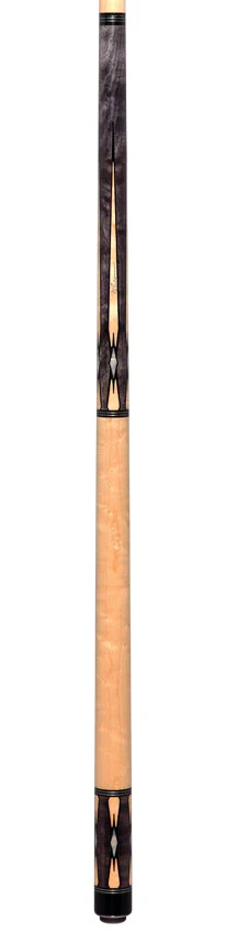 Pechauer P09R Pro R Series No Wrap Pool Cue - Smoke-Stained Maple with Maple Points and Pearl Diamonds - Image 6