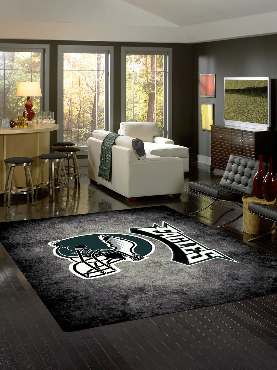 Philadelphia Eagles Rug Distressed - Image 2