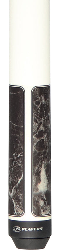 Players G4145 Graphic Pool Cue - Brown Marble With Matte White - Image 2