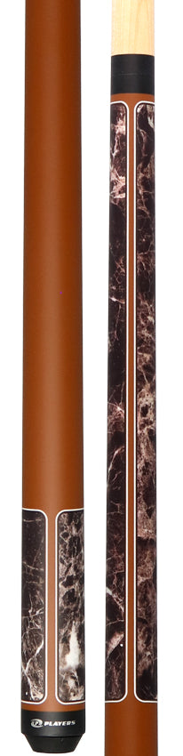 Players G4146 Graphic Pool Cue - Brown Marble with Matte Brown - Image 5