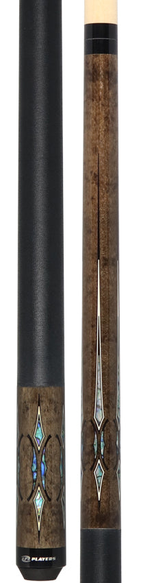 Players G4148 Graphic Pool Cue - Light Grey Maple with Mother of Pearl Overlay - Image 3