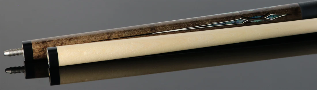 Players G4148 Graphic Pool Cue - Light Grey Maple with Mother of Pearl Overlay - Image 6